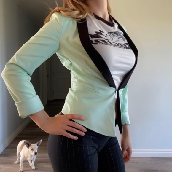 Bardot mint green blazer - Picture 5 of 5
